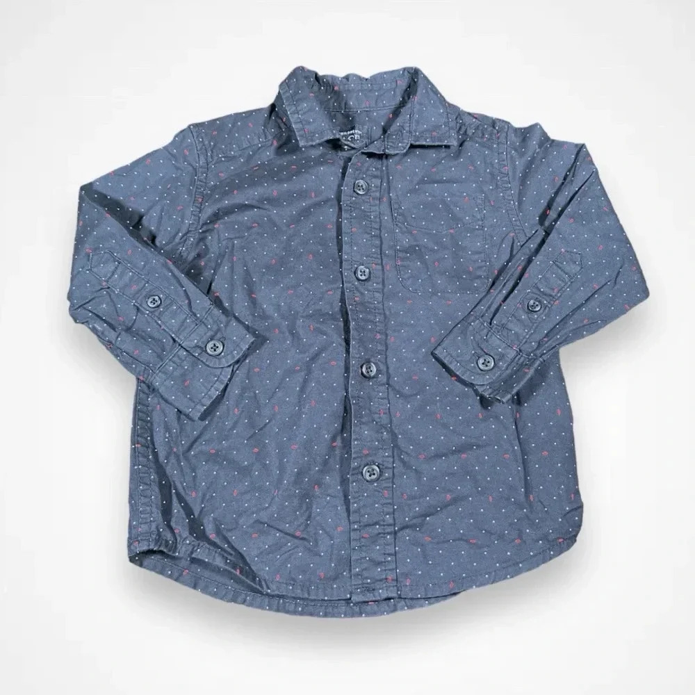 4/$20 The Children’s Place Navy Blue Button Down Shirt